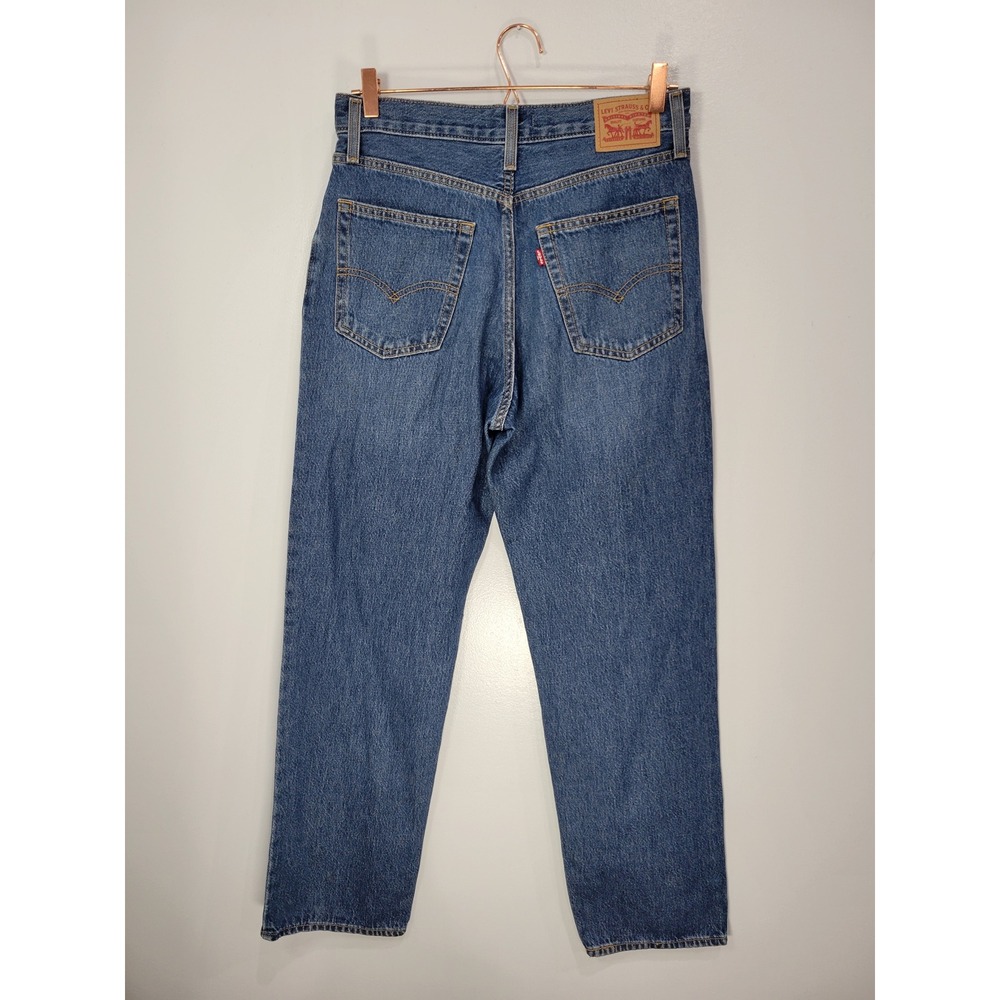 Levis 94 Baggy Jeans Womens 28 Medium Wash Blue Relaxed Straight Leg 3514-0008 - Picture 4 of 8